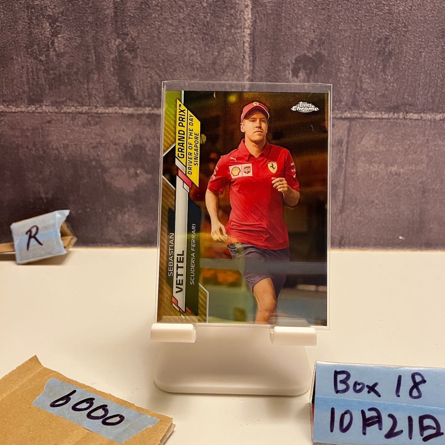 2020 Topps Chrome Formula 1 Sebastian Vettel 09/50 SCUDERIA
