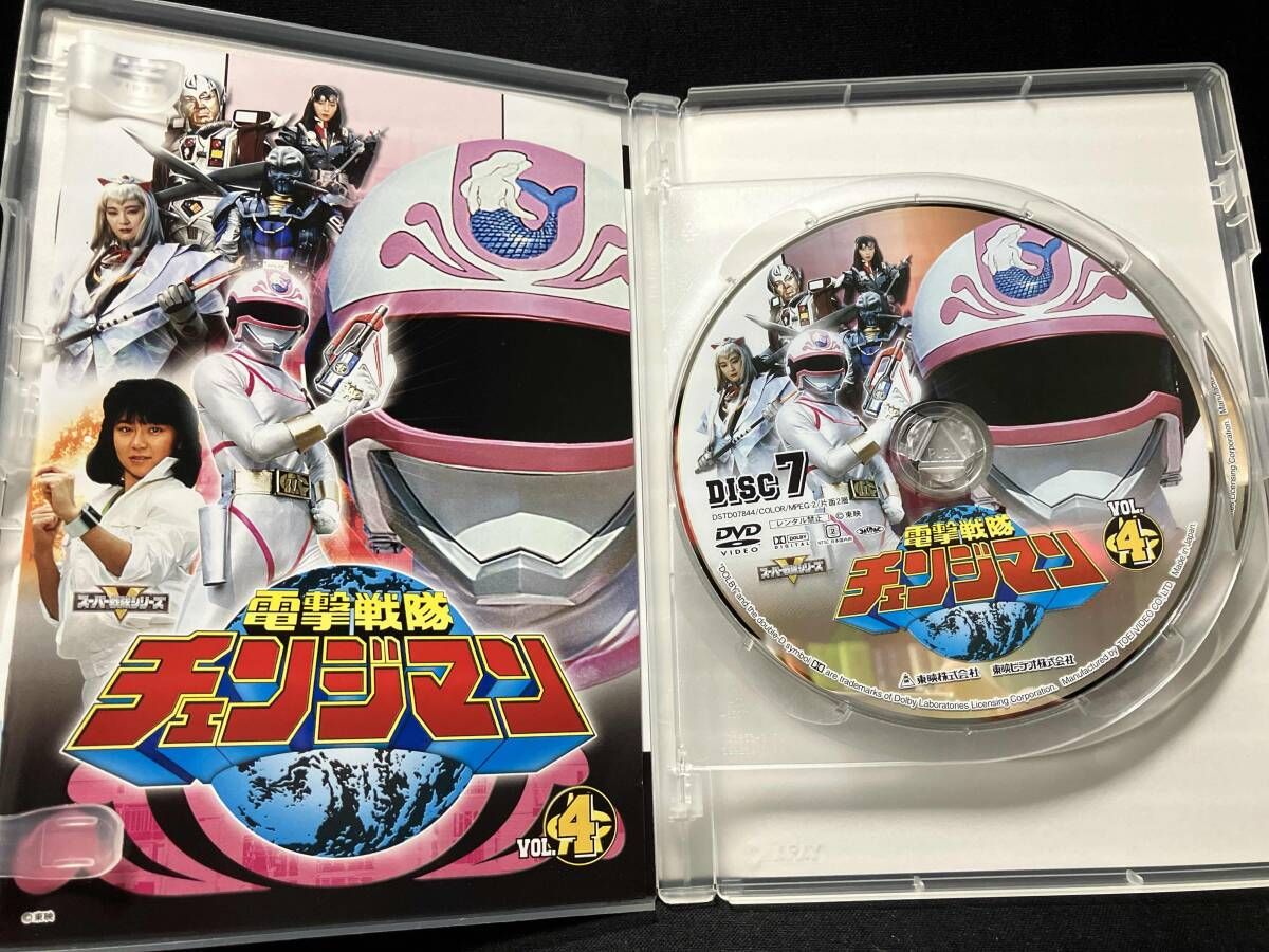 電撃戦隊チェンジマン　レア　スーパー戦隊シリーズ　レンタルＤＶＤ　全１０巻セット 電撃戦隊チェンジマン DVD レンタル落ち 全10巻セット 電撃戦隊