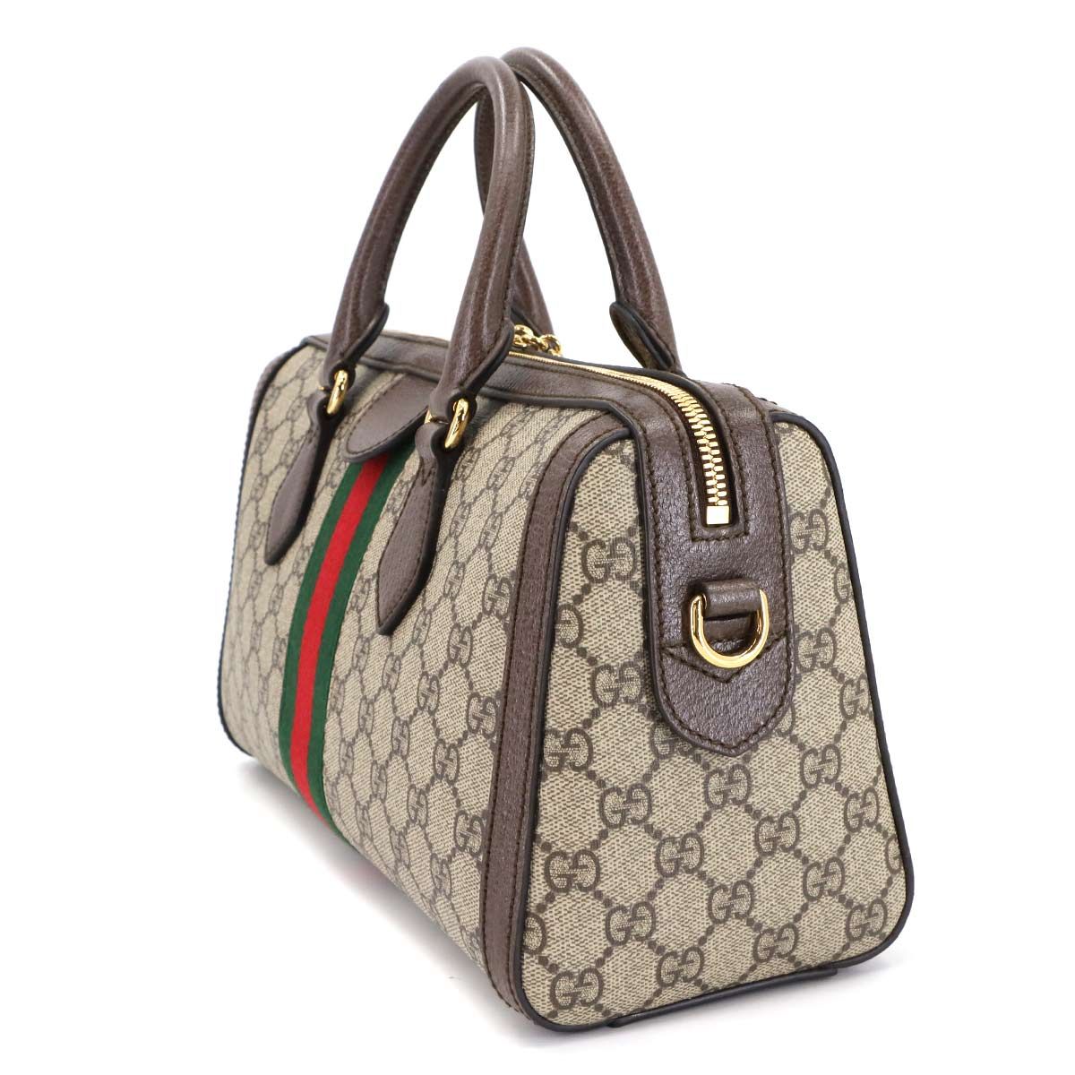 新品同様 グッチ GUCCI オフィディア GG ミディアム トップハンドル 