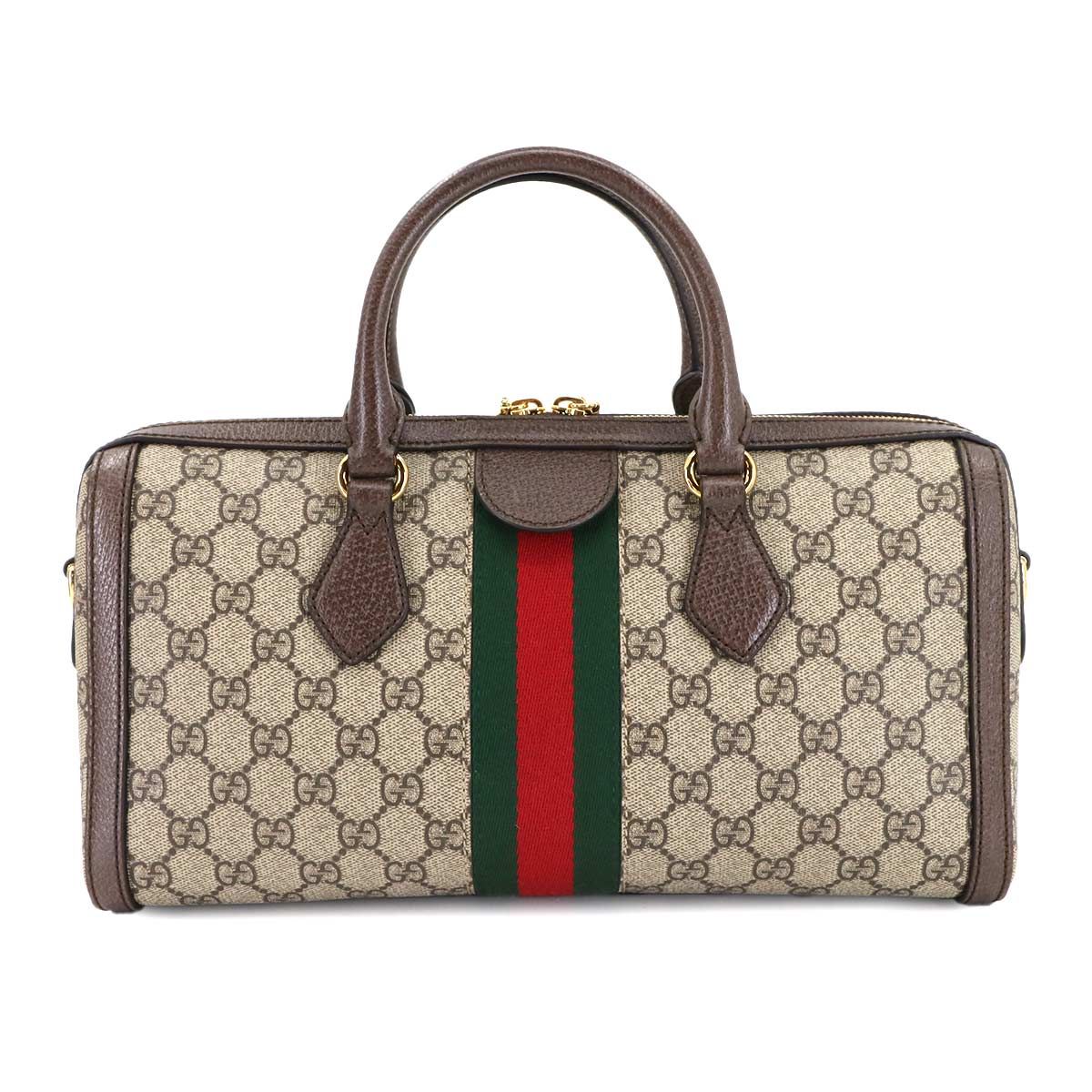 新品同様 グッチ GUCCI オフィディア GG ミディアム トップハンドル 