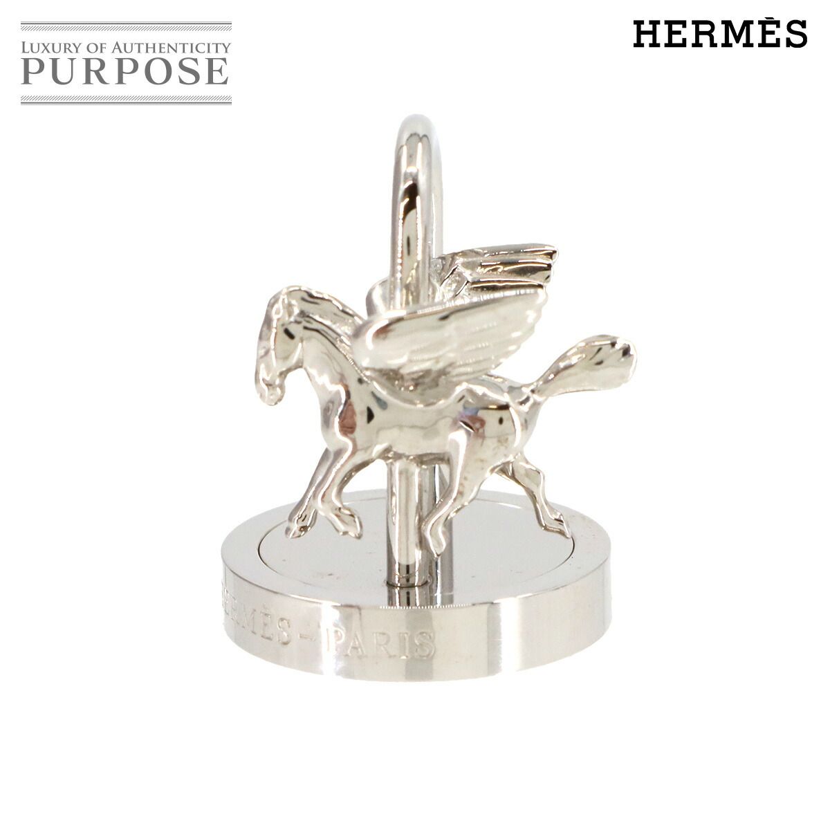 エルメス HERMES カデナ チャーム ANNEE DE LA DANSE アーネダンス 2007年 ペガサス シルバー