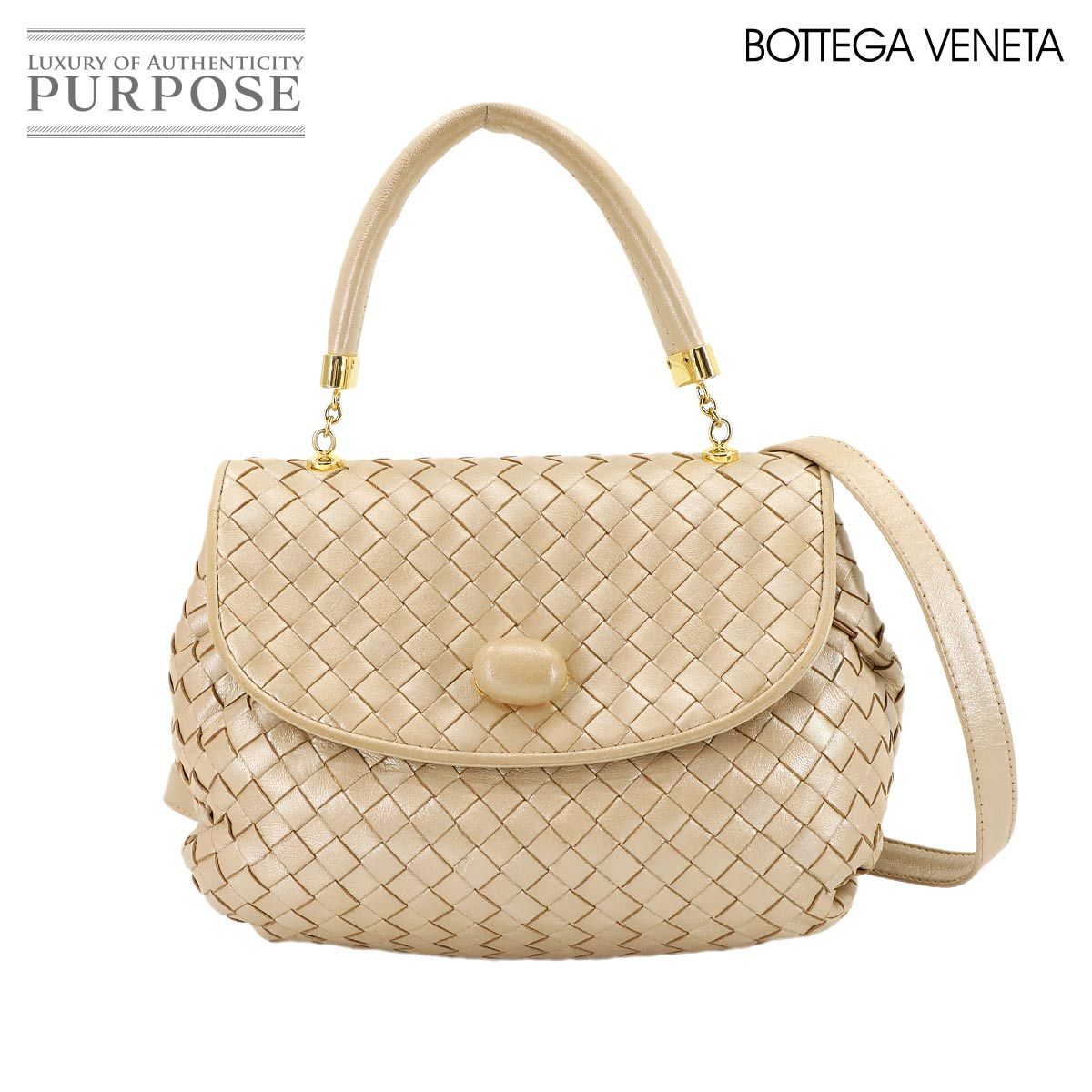 BOTTEGA VENETA ボッテガヴェネタ ショルダーバック ゴールド CASSETTE（BOTTEGA VENETA） BOTTEGA VENETA CASSETTE ショルダー