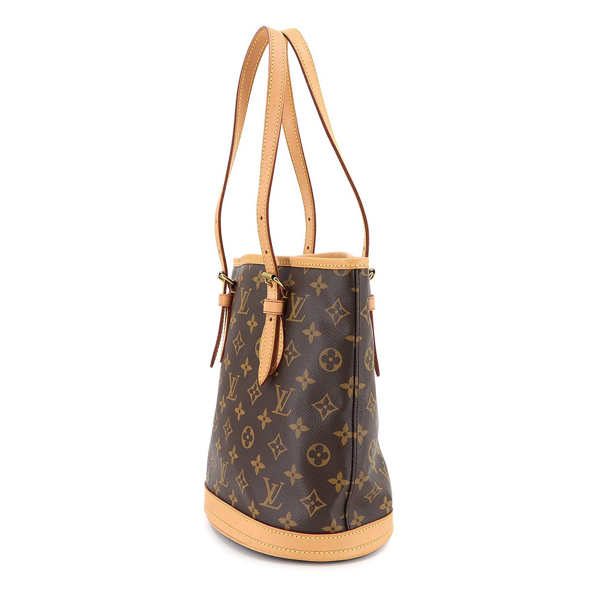 美品 ルイ ヴィトン LOUIS VUITTON モノグラム バケット PM ショルダー