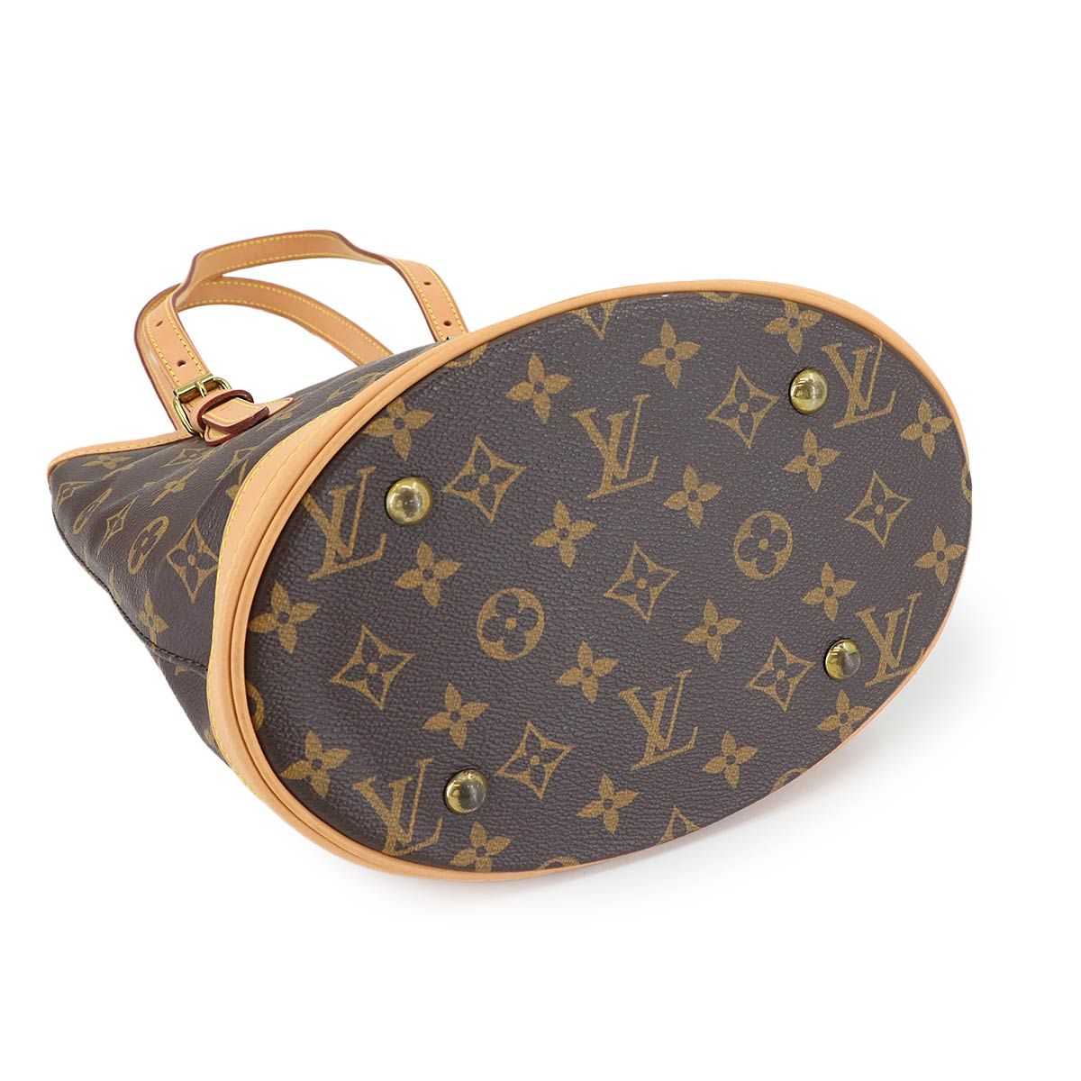 美品 ルイ ヴィトン LOUIS VUITTON モノグラム バケット PM ショルダー