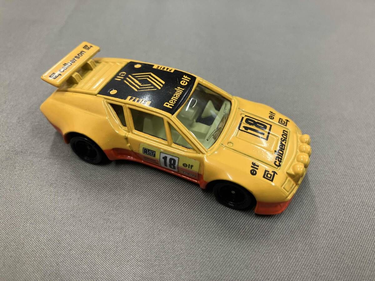 トミカ F58 アルピーヌ ルノー A310 ラリータイプ やまぶき色×オレンジ