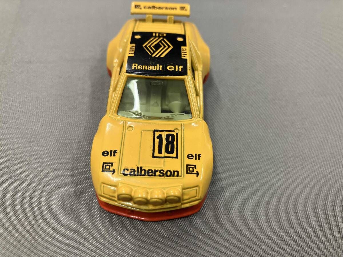 トミカ F58 アルピーヌ ルノー A310 ラリータイプ やまぶき色×オレンジ