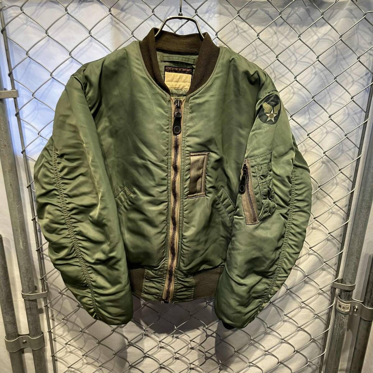 US AIR FORCE TYP 8-150サイズ38 小穴有 - メルカリ