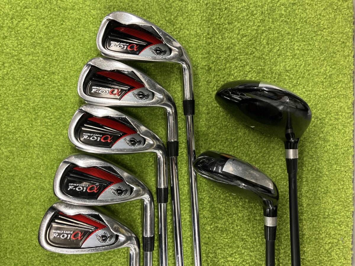 ワールドイーグル WORLD EAGLE F-01 ゴルフセット9本セット WORLD EAGLE ゴルフクラブセット ワールドイーグル メンズ F-01α 12点