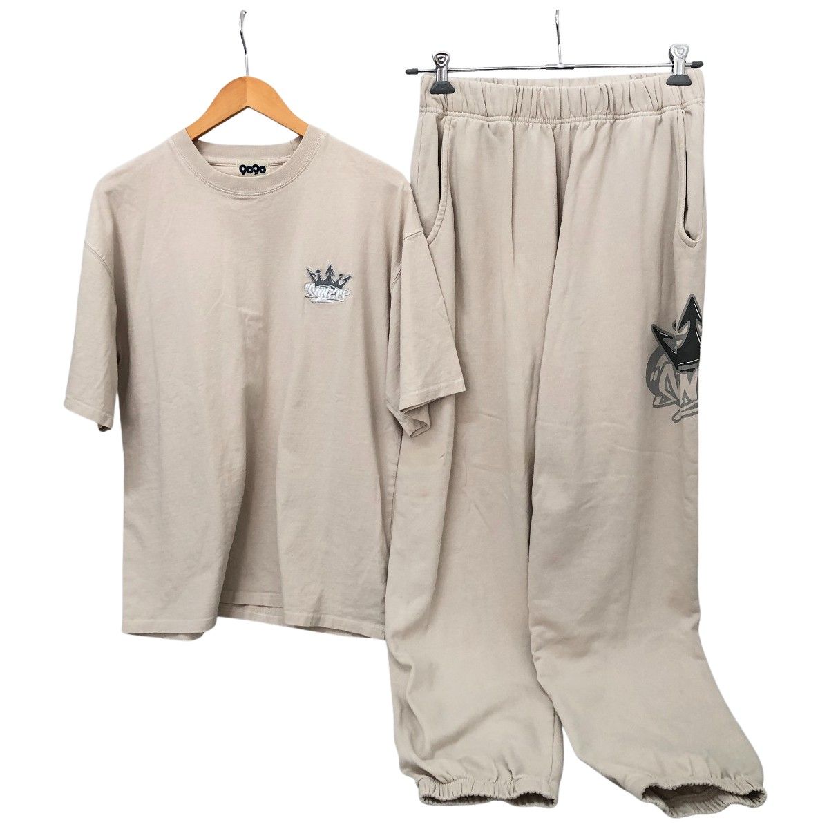 9090 セットアップ キングロゴセットアップ SIZE L NN 1693 ベージュ