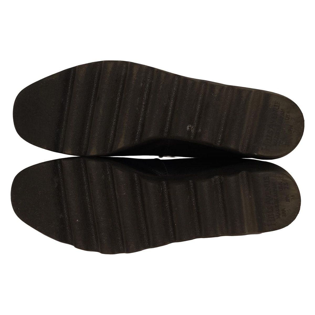  Hills Avenue 自由が丘 ヒルズ アベニュー パンプス 24 レディース - 黒 ウェッジソール レザー ハイヒール パンプス パンプス