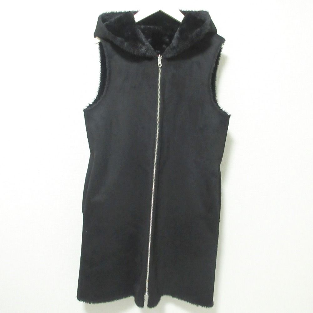 美品 24AW BLENHEIM ブレンヘイム エコムートンリバーシブルジレ