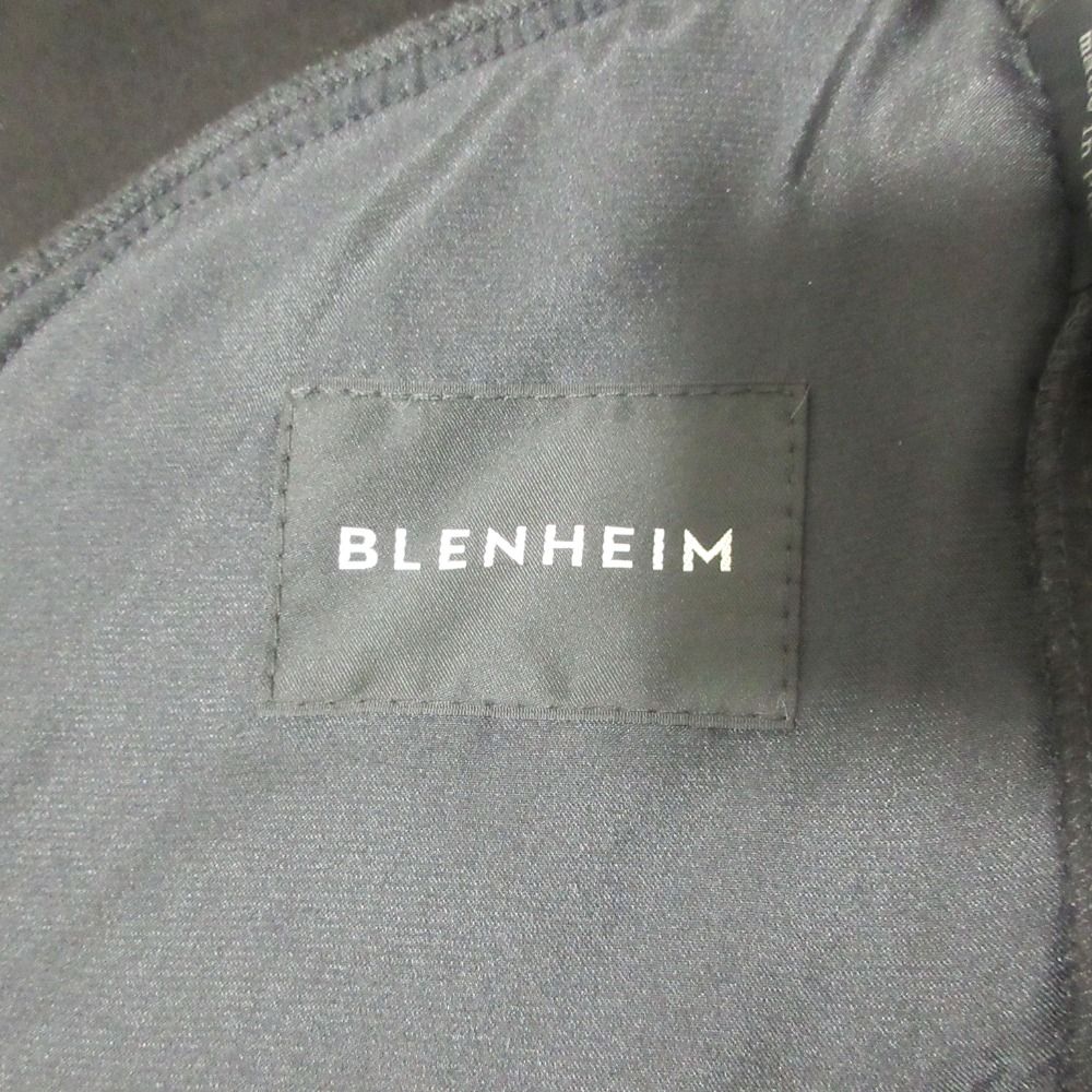美品 24AW BLENHEIM ブレンヘイム エコムートンリバーシブルジレ ロングベスト ノースリーブコート U136-007 XS ブラック レディース 古着 中古 USED 美品 24AW BLENHEIM ブレンヘイム エコムートンリバーシブルジレ