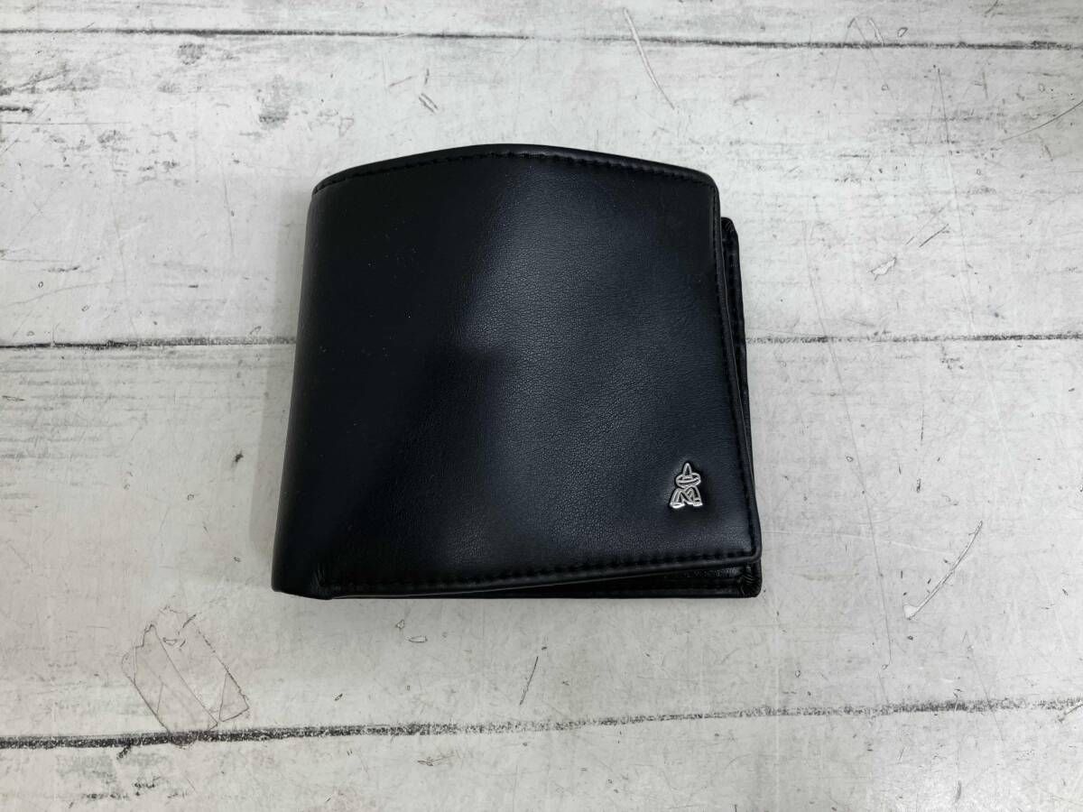 Aasha Base カードケース MEXICAN バナナレザー ブラック