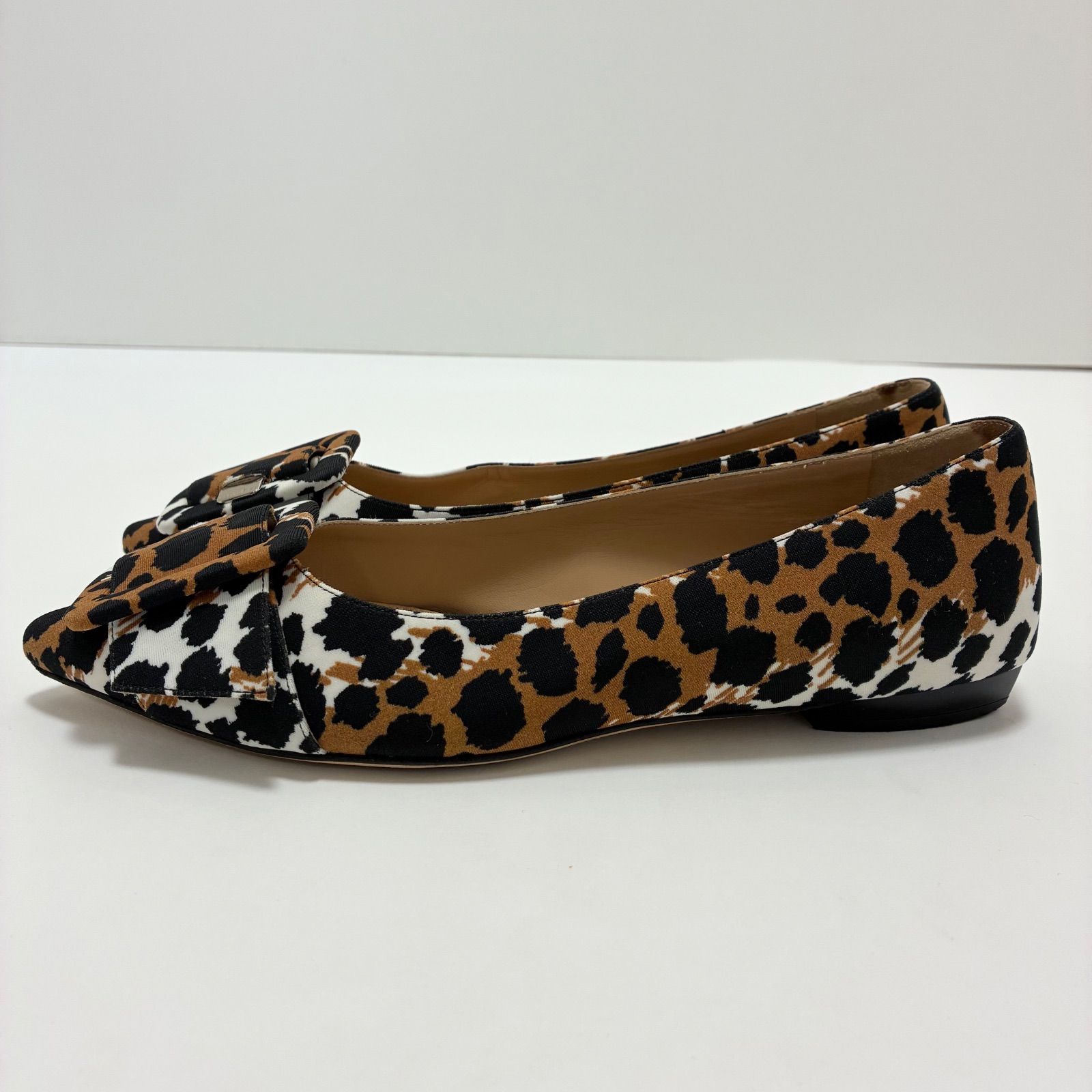 ★美品★セルジオロッシ フラットシューズ 36.5 SR MILANO レオパ ☆美品☆セルジオロッシ フラットシューズ 36.5 SR MILANO レオパ