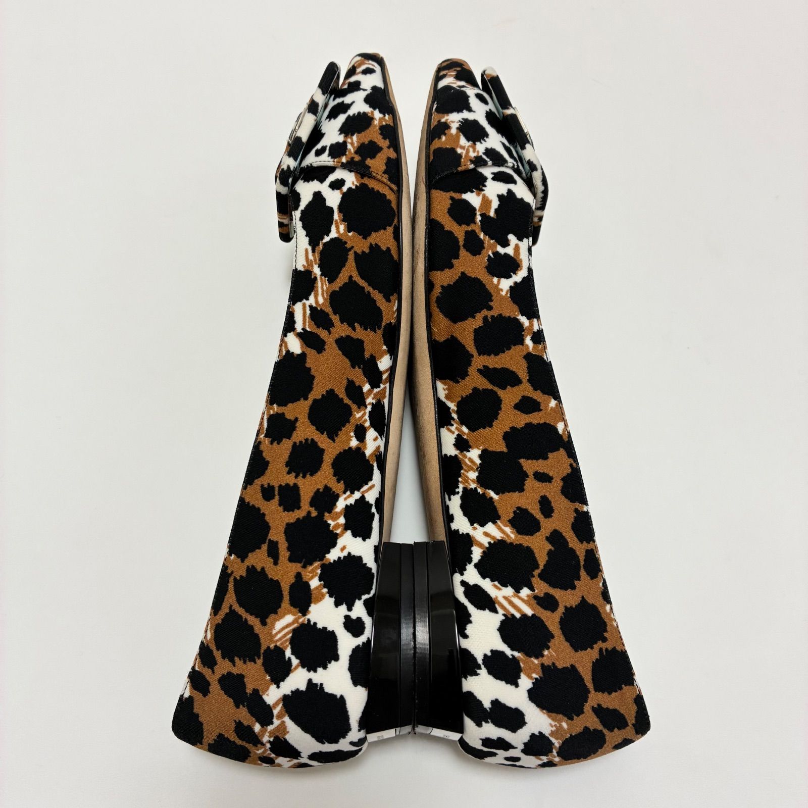 sergio rossi セルジオロッシ☆ srミラノ ミア レオパード柄 フラット