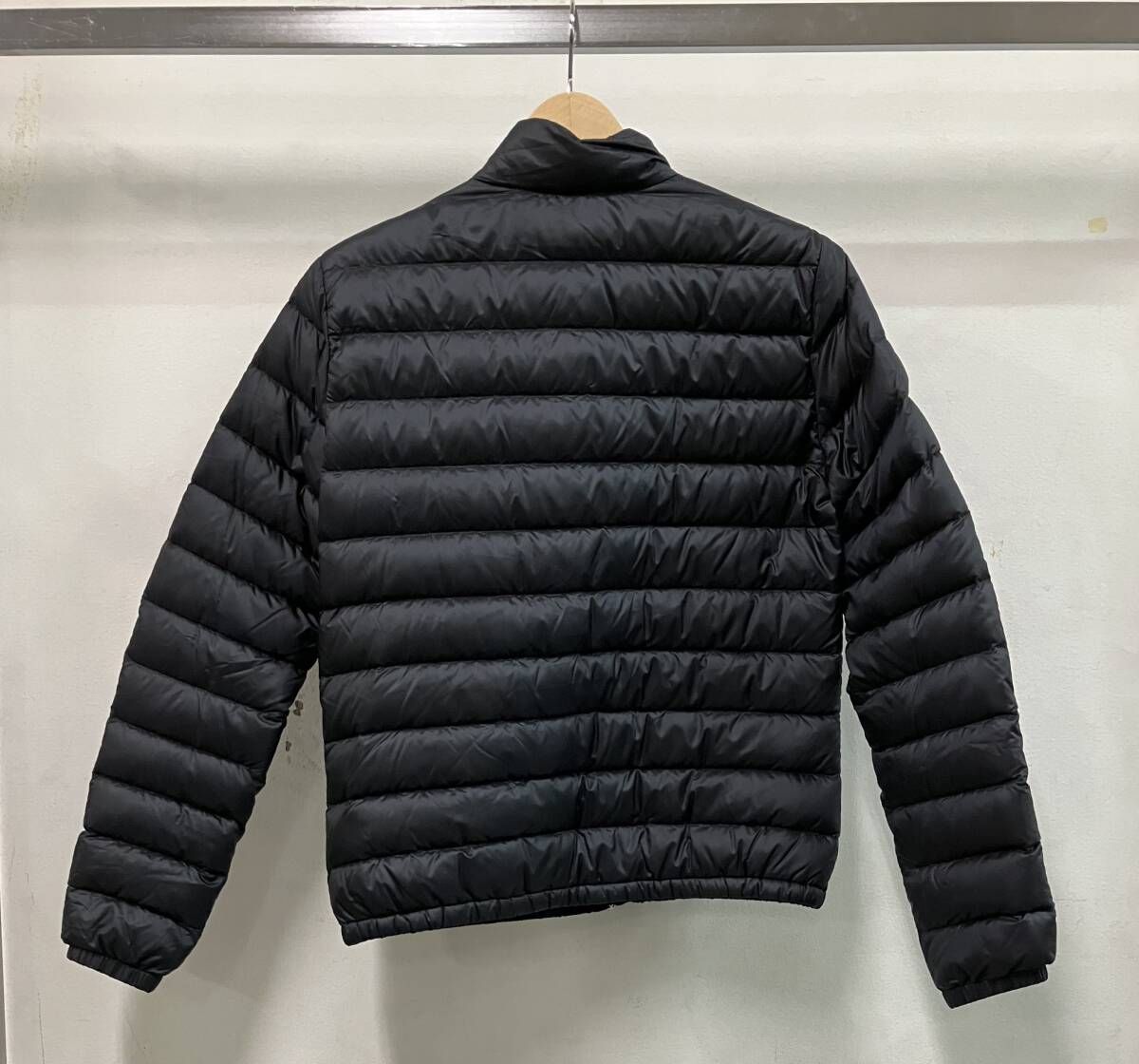MONCLER モンクレール ダウンジャケット 保存袋あり LANS ボタンパーツあり ダブルジップ インポート サイズ3 ブラック