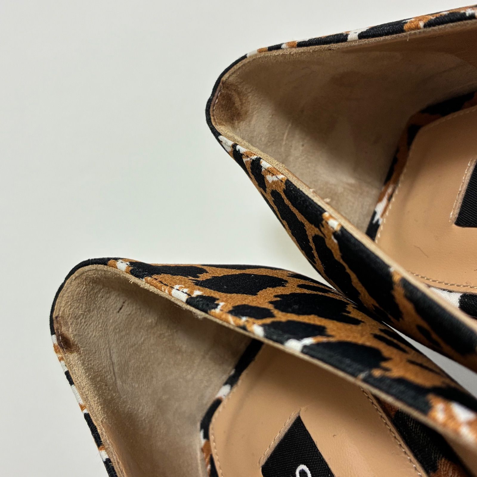 sergio rossi セルジオロッシ☆ srミラノ ミア レオパード柄 フラット