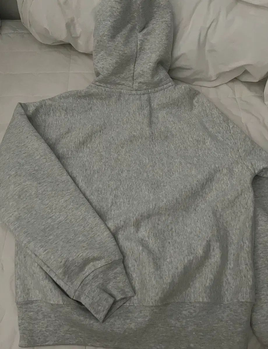  STUSSY ストック フーディー ジップアップ アッシュ ヘザー パーカー トップス