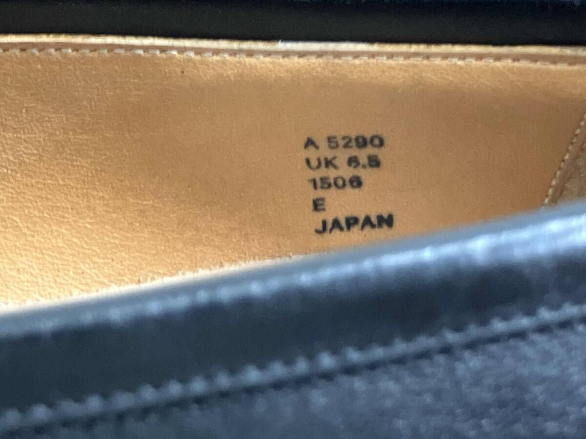  ローファー A 5290 ブラック ローファー ブーツ 革靴