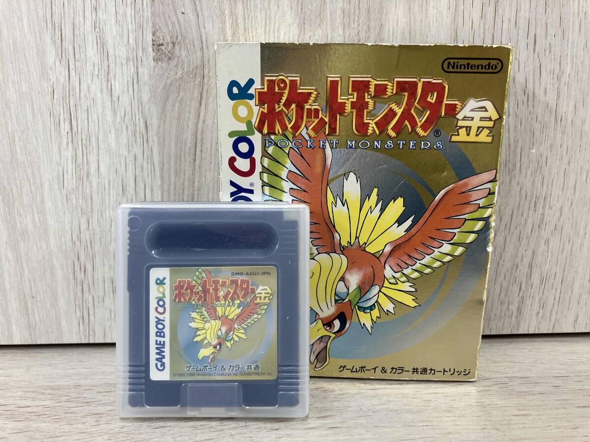動作確認済GBソフト2本『ポケットモンスター金 ゲームボーイ 金 GB