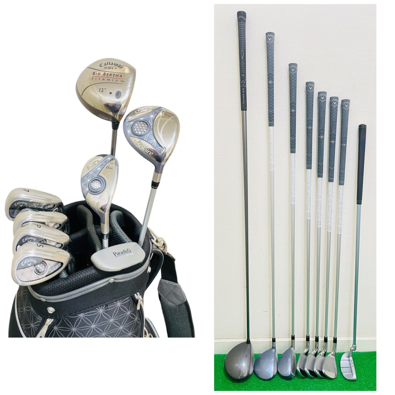 9420 美品 Callaway SOLAIRE キャロウェイ ソレイル レディース 右利き