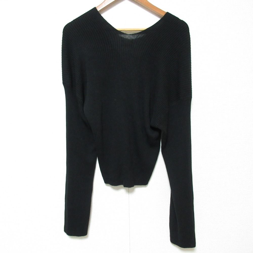 新品同様 SEEALL シーオール 2024年製 シルクカシミヤリブクロス