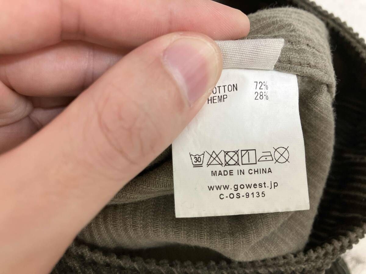 9135 コーデュロイカバーオール