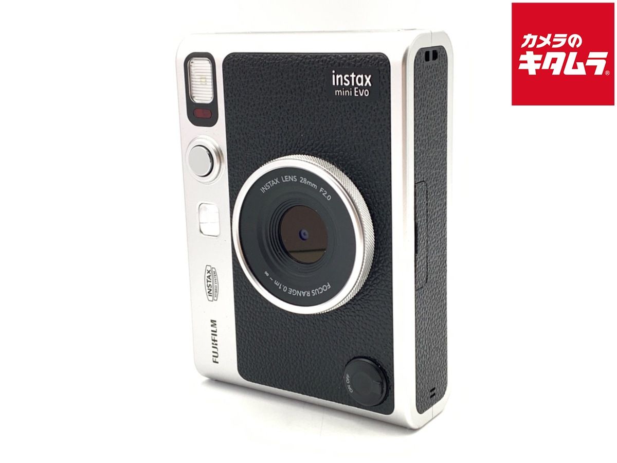 フジフイルム インスタントカメラ instax mini Evo チェキ BLACK USB Type C対応