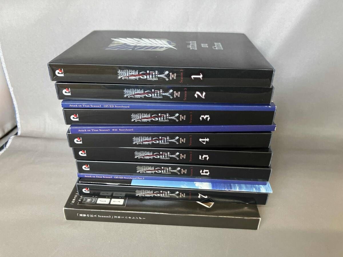 全7巻セット TVアニメ｢進撃の巨人｣ Season 3 1 7 Blu-ray Disc