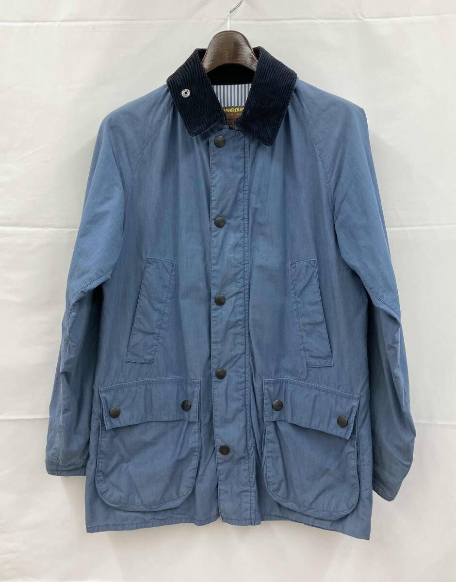 BARBOUR バブアー コーチジャケット 1401008 BEDALE ビデイル コットン M ブルー 通年