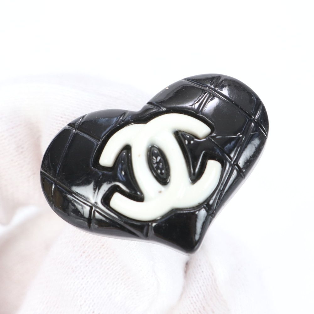 美品 シャネル ヘアゴム マトラッセ ハート ココマーク ヘア