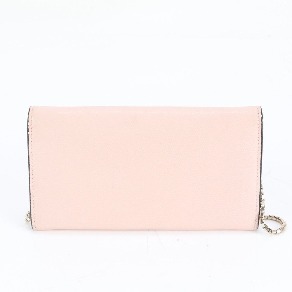 ヴァレクストラ イジィデ チェーン ウォレット バッグ レザー 長財布 本革 ピンク レディース EUM CZ 9-8