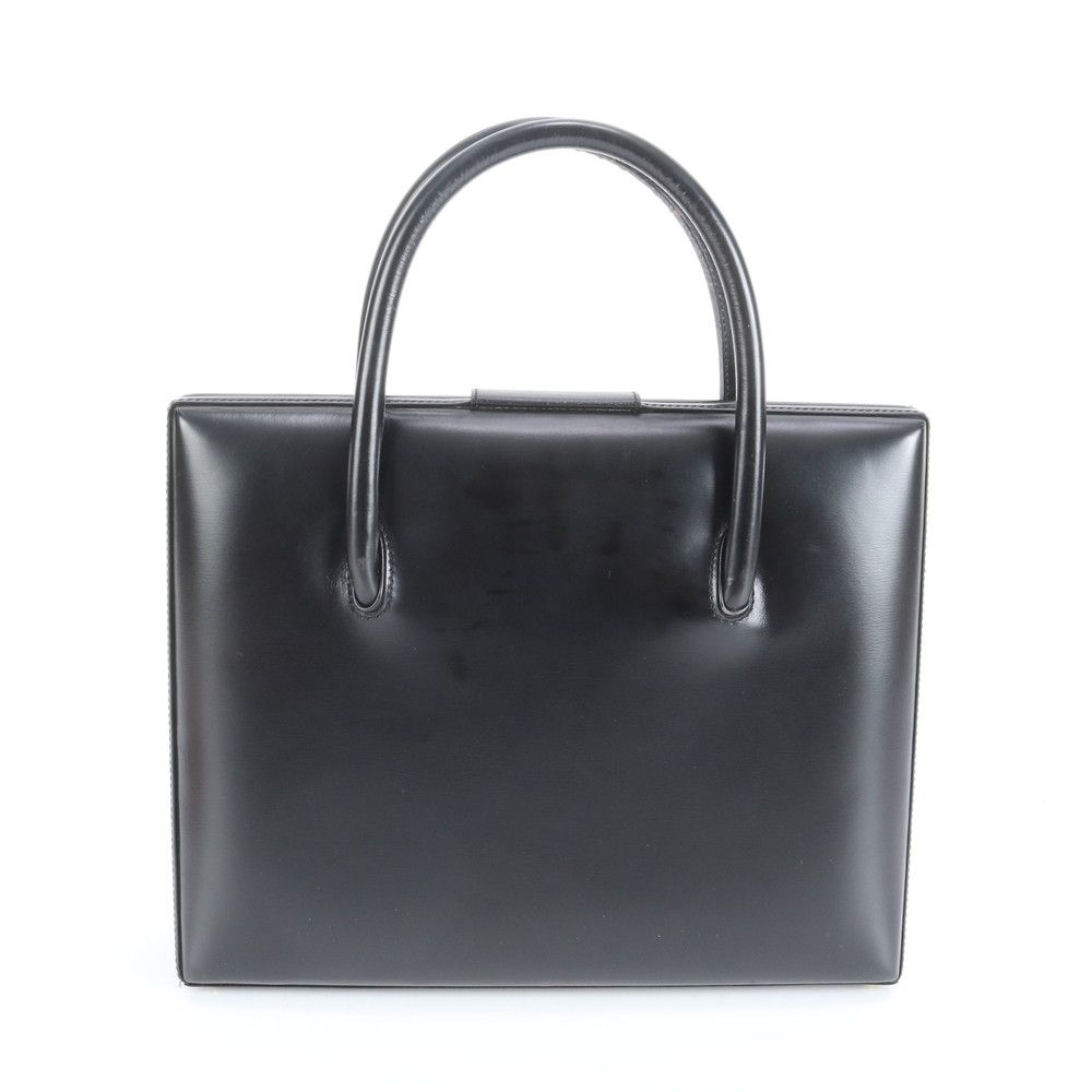 美品 ロエベ レザー ハンド トートバッグ ビジネス 鞄 黒 レディース メンズ 極美品 ロエベ レザー ハンド バッグ トート ネイビー ゴールド 金具