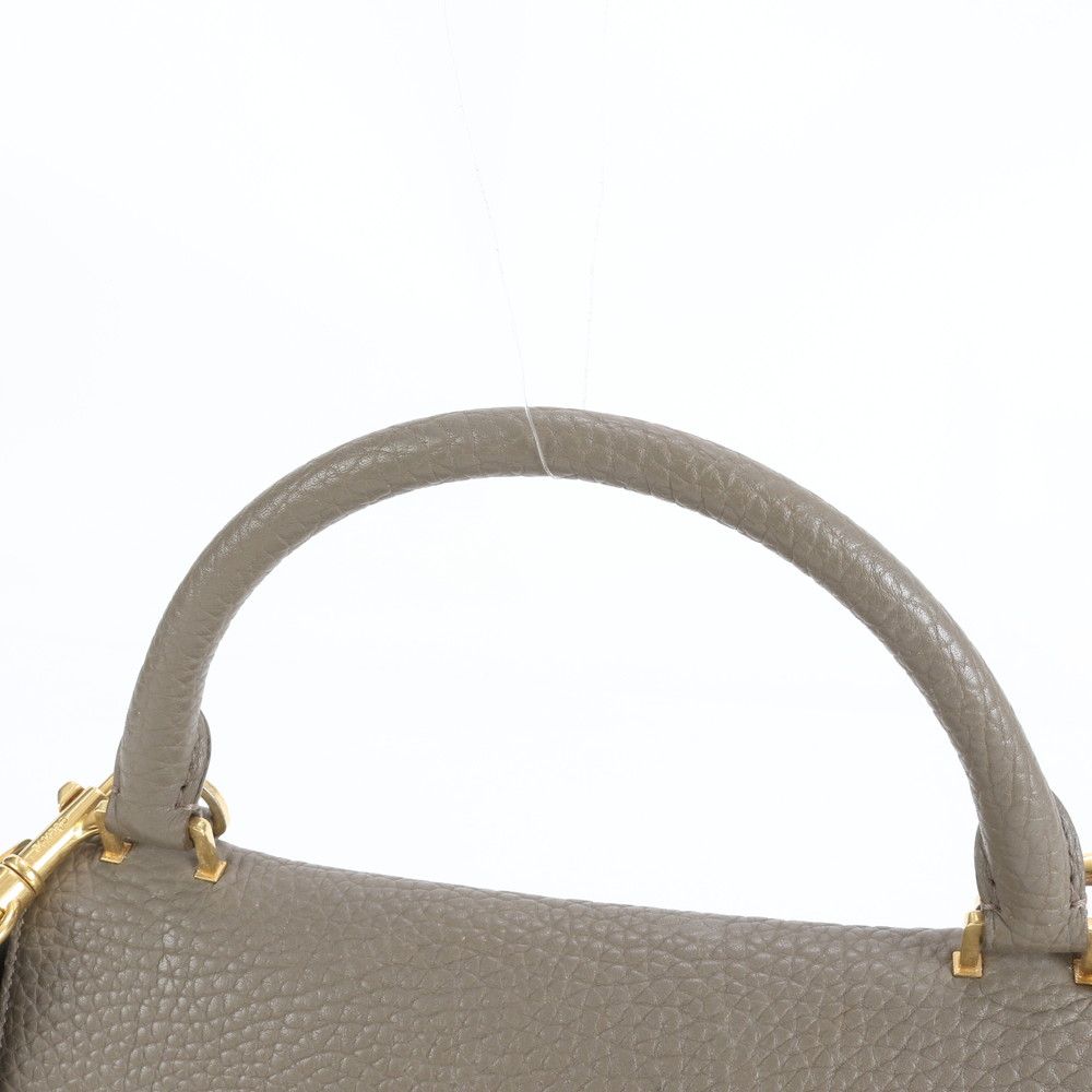 美品 セリーヌ トラペーズ スモール レザー 2WAY ショルダーバッグ