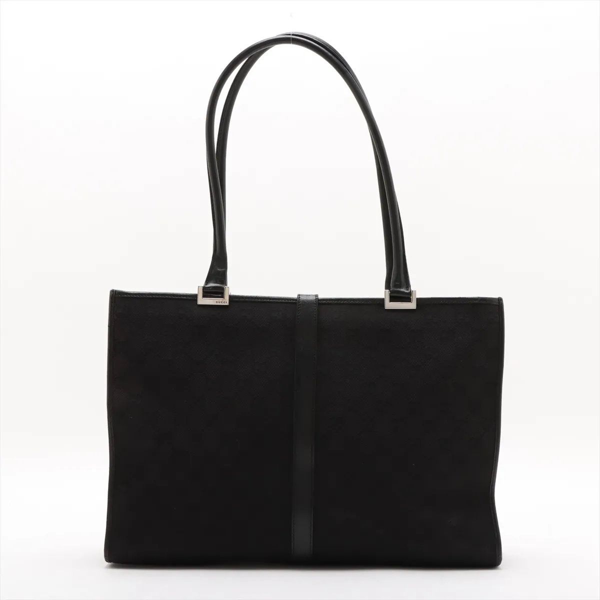 グッチ ワンショルダーバッグ ジャッキー GGキャンバス 肩掛け 黒 レザー GUCCI（グッチ） GGキャンバス×レザー ジャッキー ワンショルダー 001