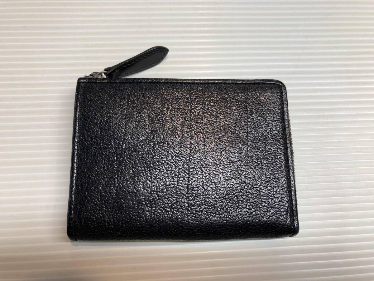 箱あり 土屋鞄製造所 つちやかばん ツチヤカバン 二つ折り財布 L字ファスナー ブラック 通年