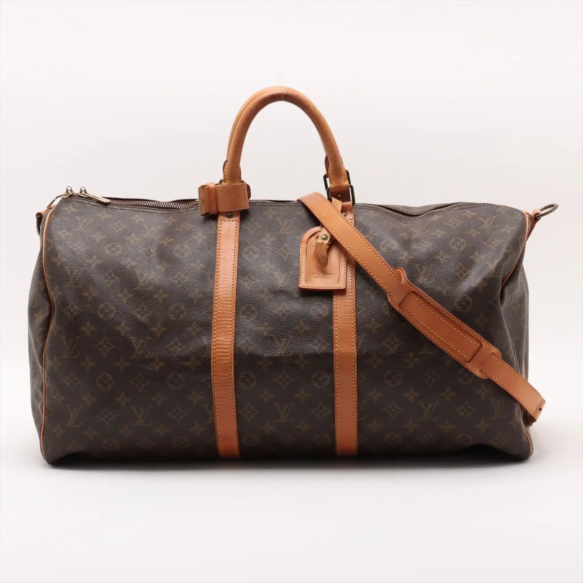 ルイヴィトン モノグラム キーポル バンドリエール55 M 41414 2 WAY ボストン バッグ 斜め掛け 出張 旅行 メンズ MMM DA 52-6