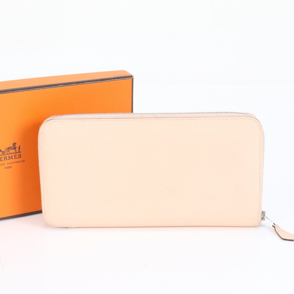 エルメス アザップ ロング クラシック レザー 長財布 ウォレット ラウンドファスナー 本革 レディース EEM DA 34 2