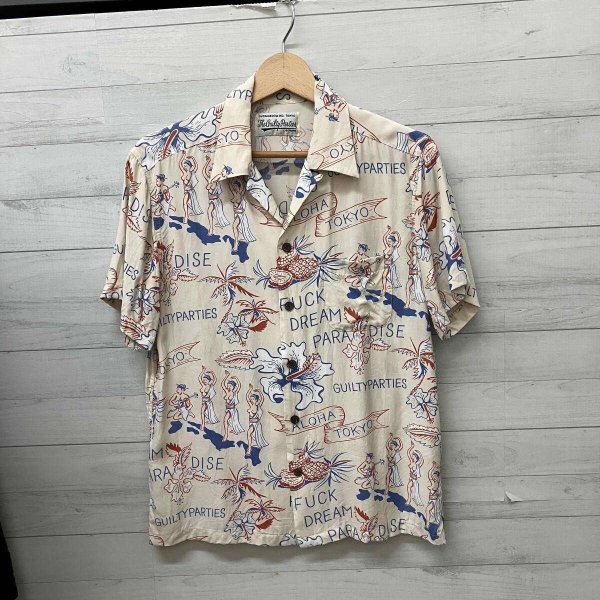 WACKO MARIA ワコマリア アロハシャツ THE GUILTY PARTIESメンMサイズ