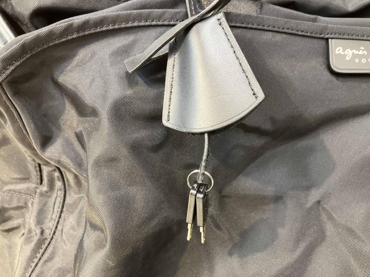  ブラック Agnes b ボストンバックRAT 01-02 ボストンバッグ 旅行用バッグ バッグ