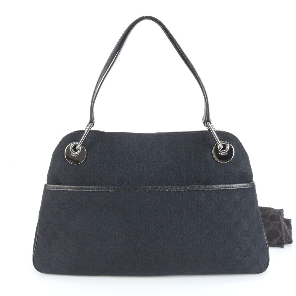 極美品 グッチ GGキャンバス 121023 レザー トート バッグ 肩掛け