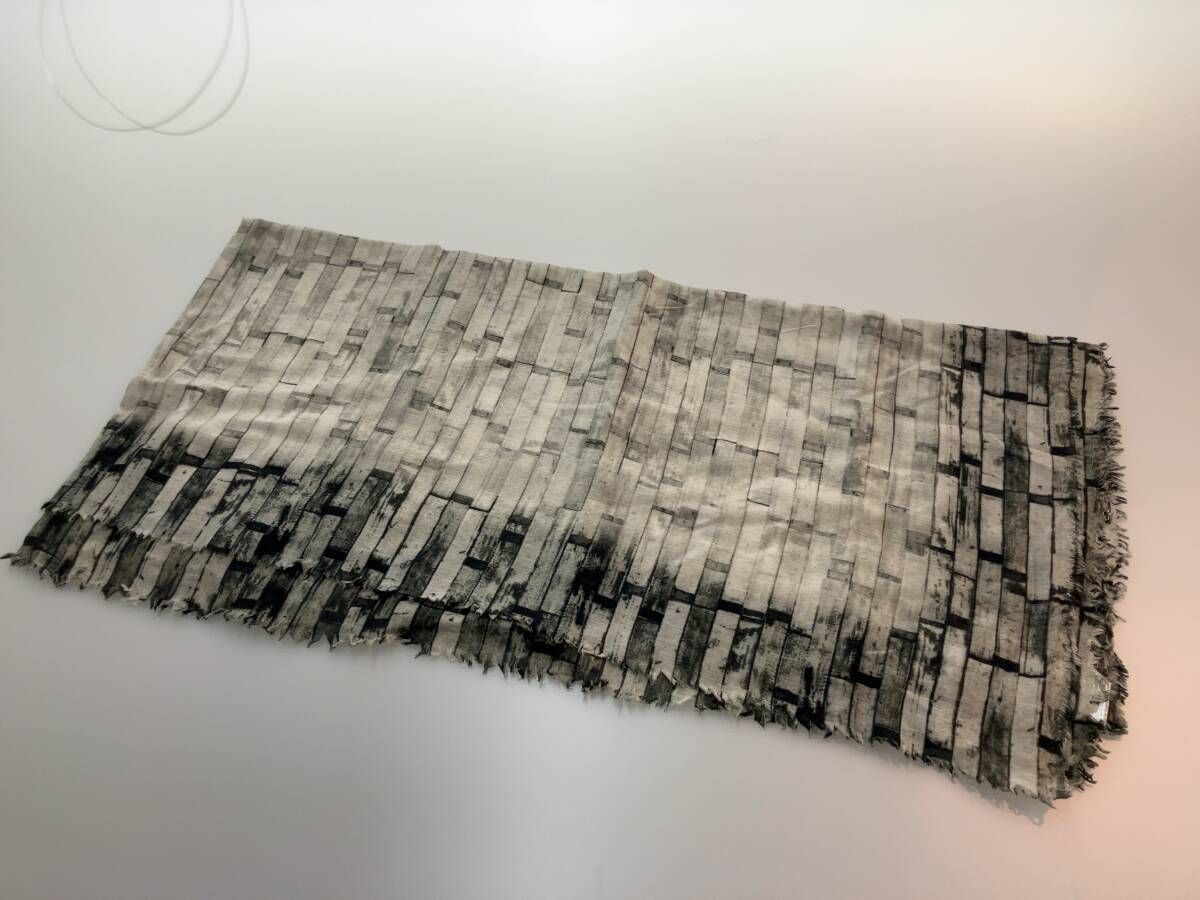 FALIERO SARTI ファリエロ サルティ シルク混 スカーフ ストール インド製 グレー系 通年