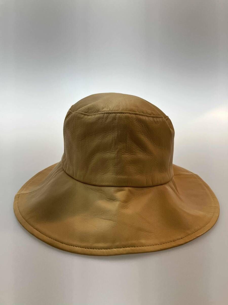 AURALEE オーラリー 帽子 レザー イエロー 通年