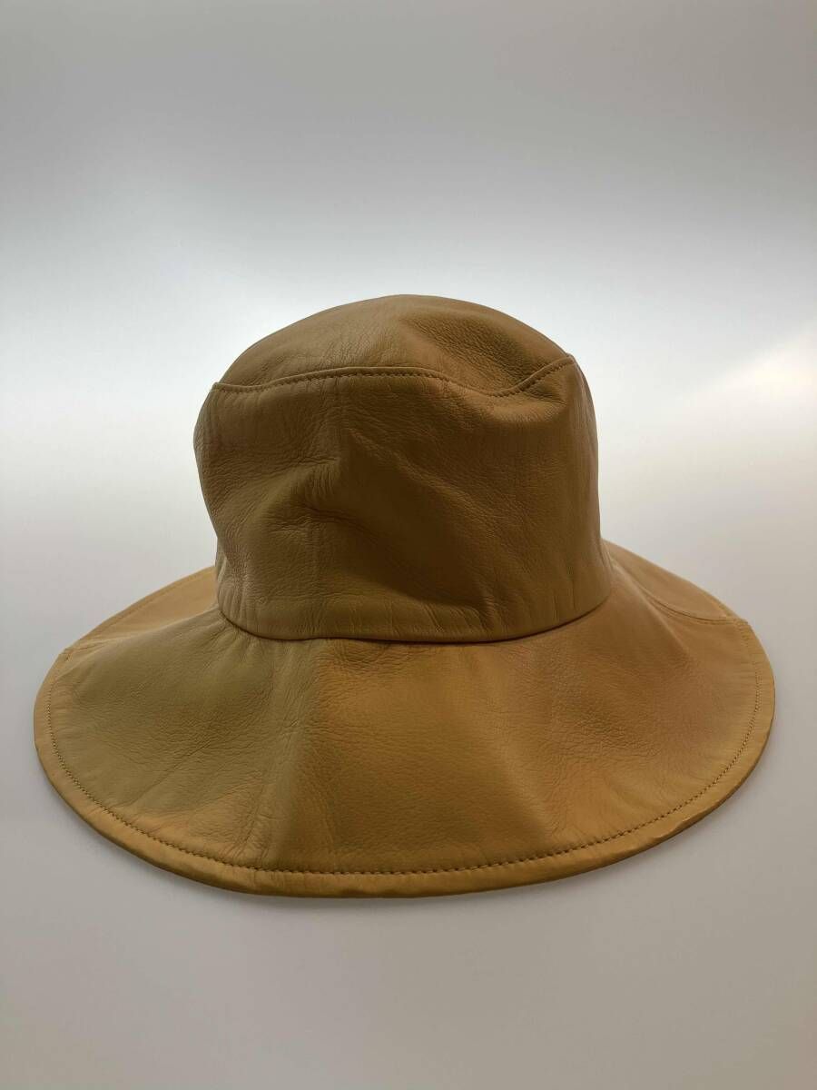 AURALEE オーラリー 帽子 レザー イエロー 通年