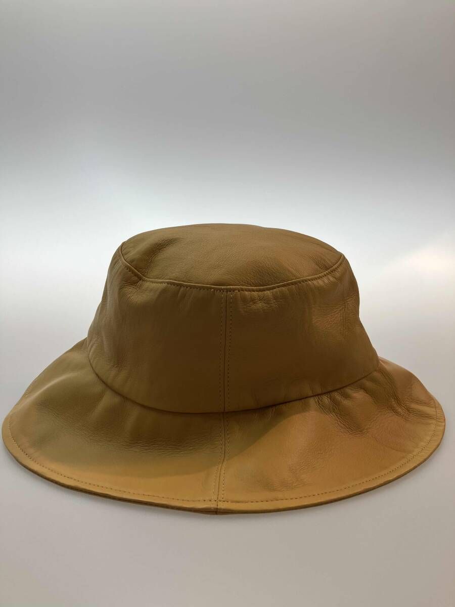  AURALEE オーラリー 帽子 レザー イエロー 通年 その他 帽子
