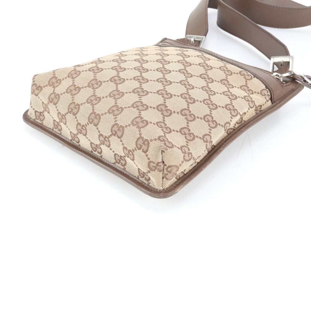 グッチ GGキャンバス × レザー ショルダー バッグ メッセンジャー. グッチ GG キャンバス レザー ショルダーバッグ メッセンジャー保存袋