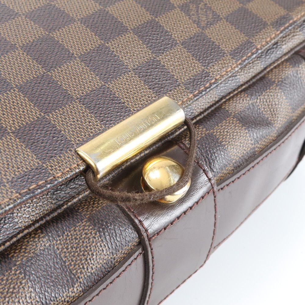 極美品 ルイヴィトン ダミエ バスティーユ N45258 レザー ショルダー