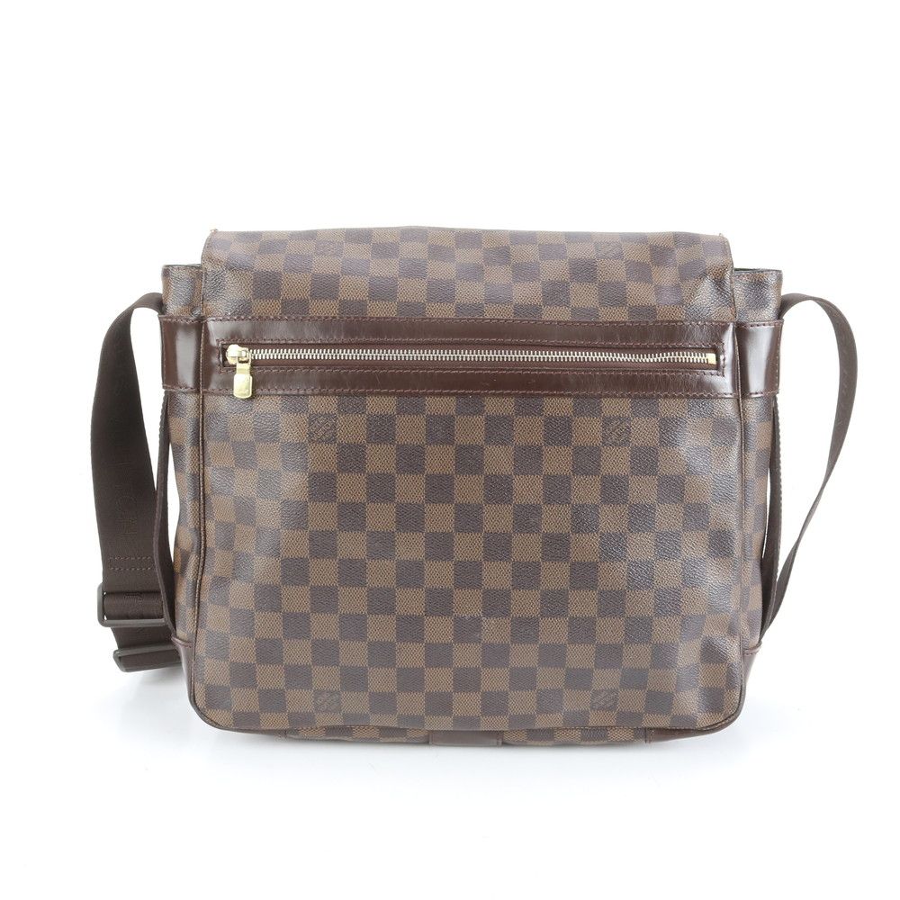 極美品 ルイヴィトン ダミエ バスティーユ N45258 レザー ショルダー