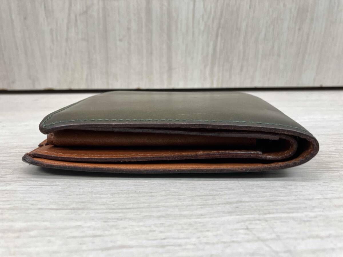  二つ折り財布 カーキ 二つ折り財布 折り財布