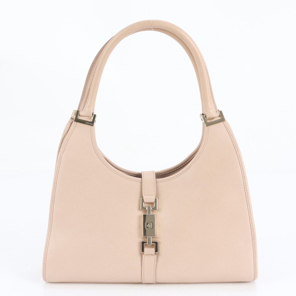 極美品 グッチ ジャッキー 002 1067 レザー ハンドバッグ 本革